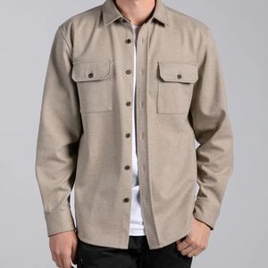 Bylt Basics coastal overshirt (color sawdust)